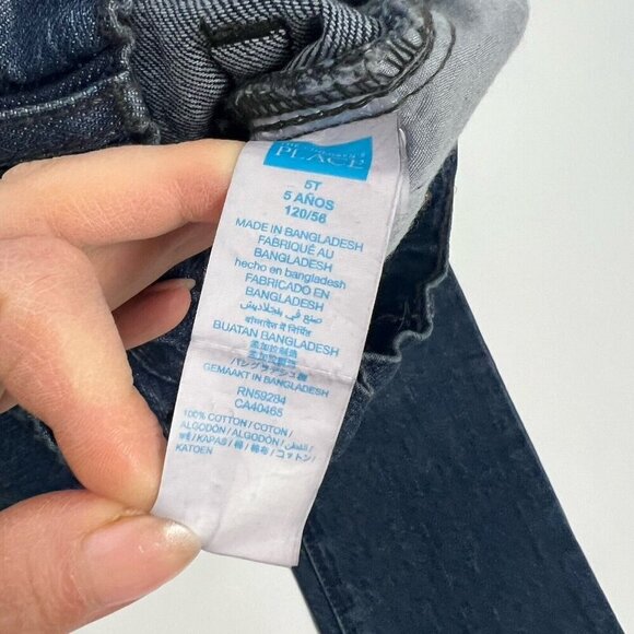 Blue Jeans Size 5T Skinny Medium Wash 100% Cotton The Childrens Place NWT - Picture 5 of 7